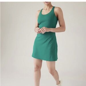 Athleta Emerald Green Ultimate Ease Dress, Medium